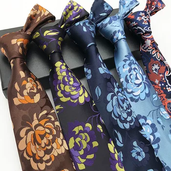 Профессиональный Дизайнерский мужской Галстук с большим цветком, повседневный галстук для официальной вечеринки, свадебные галстуки, шелковые галстуки с цветами