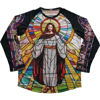 Рубашка для мотокросса с длинным рукавом, Джерси для Скоростного спуска, Церковный Велосипед, Верхняя Одежда для Велоспорта, Кемпинг Иисуса, Удобная Мужская Уникальная Одежда