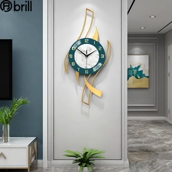 Скандинавские Простые Настенные часы Современный Дизайн Роскошные Креативные Часы Настенный Декор для дома Гостиная Clcok Wall Art Decor Reloj Mural Подарок