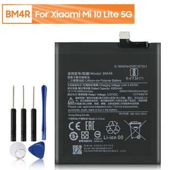 Сменный Аккумулятор телефона BM4R Для Xiaomi Mi 10 Lite 5G BM4R Сменный Аккумулятор телефона 4160 мАч С Бесплатными Инструментами