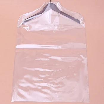 Упаковка из 5 шт. прозрачных ПВХ чехлов для одежды Пальто Куртка Рубашка Костюм пылевлагозащищенный защитный чехол FC61
