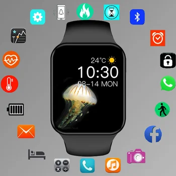 Цифровые часы Series 7 Для мужчин и женщин, умные часы, шаг сердечного ритма, Отслеживание калорий, фитнес-трекинг i7, умные часы для Apple Android Y68 Pro