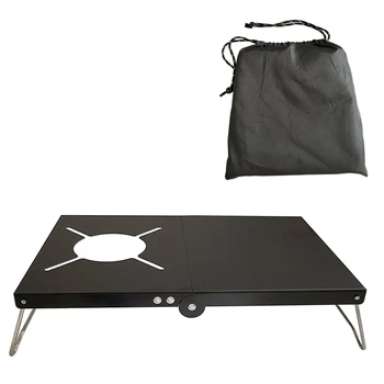 Черный складной многоцелевой теплоизоляционный столик из алюминиевого сплава Soto St-310, столик с одной конфоркой На 4 типа конфорок