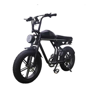 Электрический Внедорожный велосипед Горный Велосипед с гидравлической дисковой тормозной системой, Утолщенная вездеходная шина